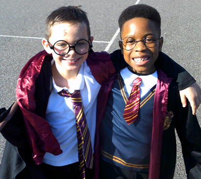 Photo of children dressed up for World Book Day