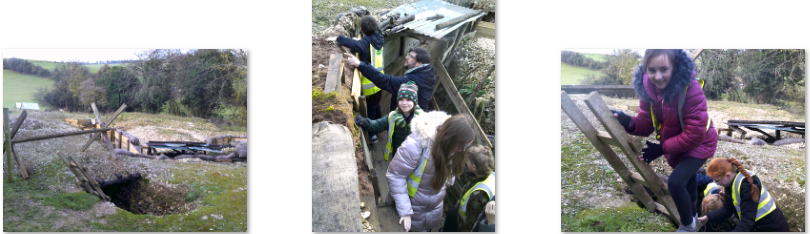 Photos of children at Hawthorne Trenches